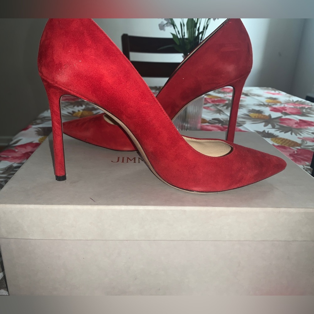 Jimmy choo suede pumps size 8.5 (European size)
